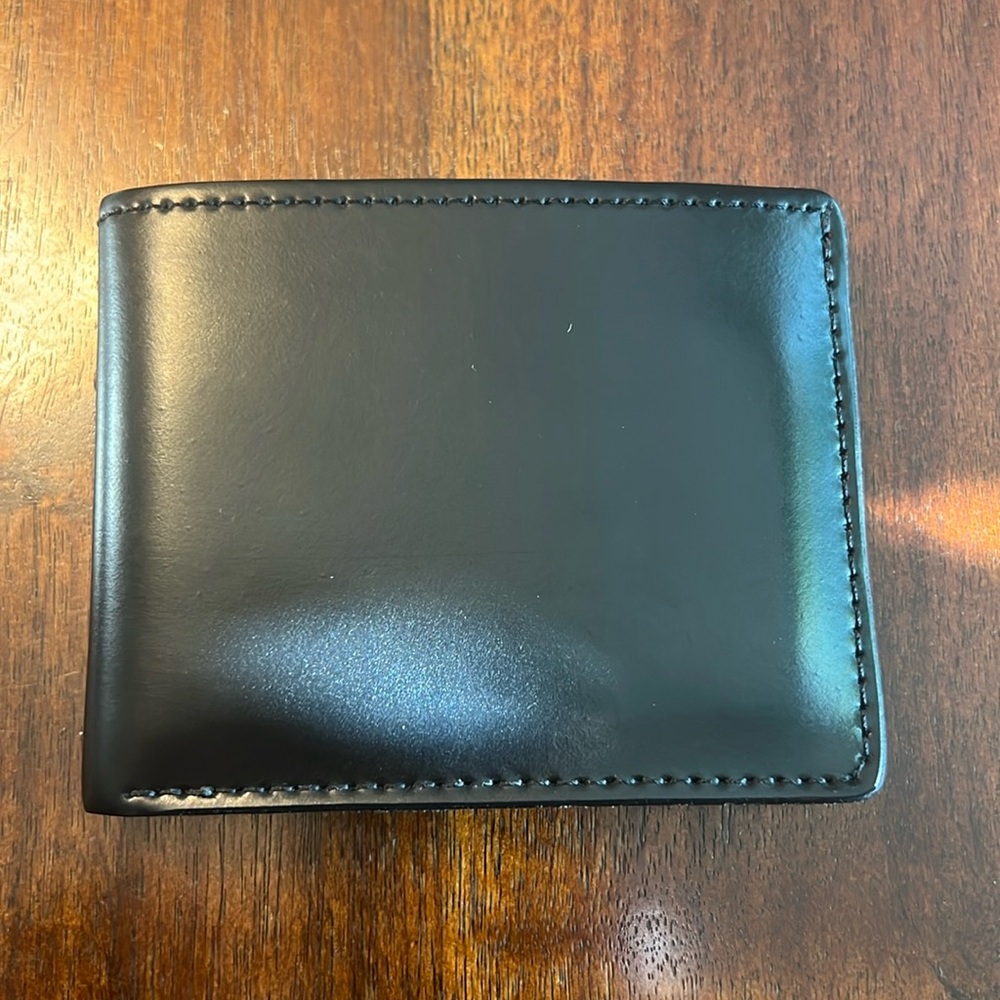 Ashland leather Johnny the fox in black shell cordovan.